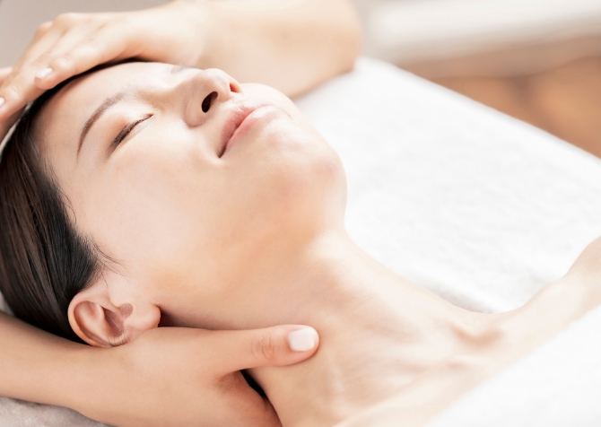 施術当日①写真撮影