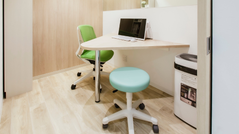 鍵のかかる個室でカウンセリング・診察