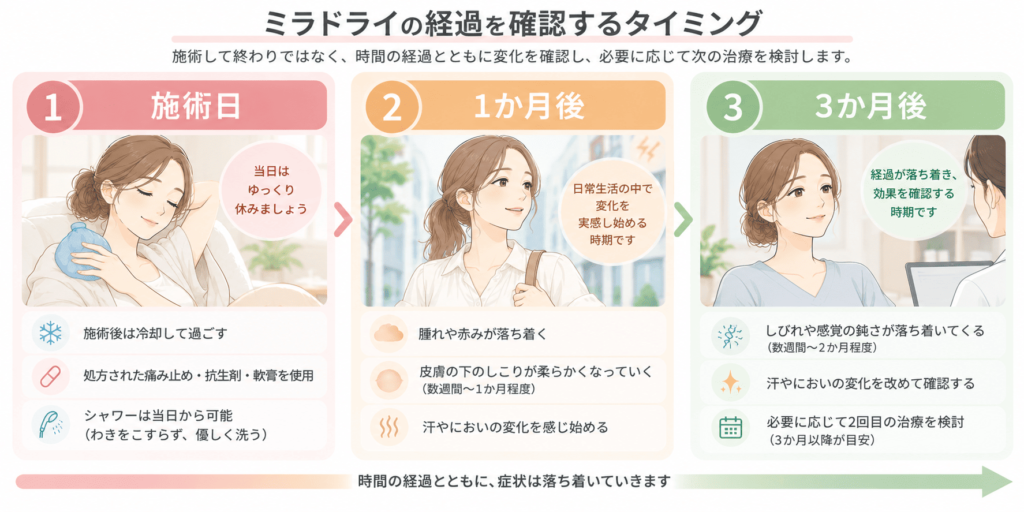 経過確認スケジュール