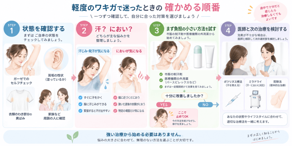 順序を決めて試す